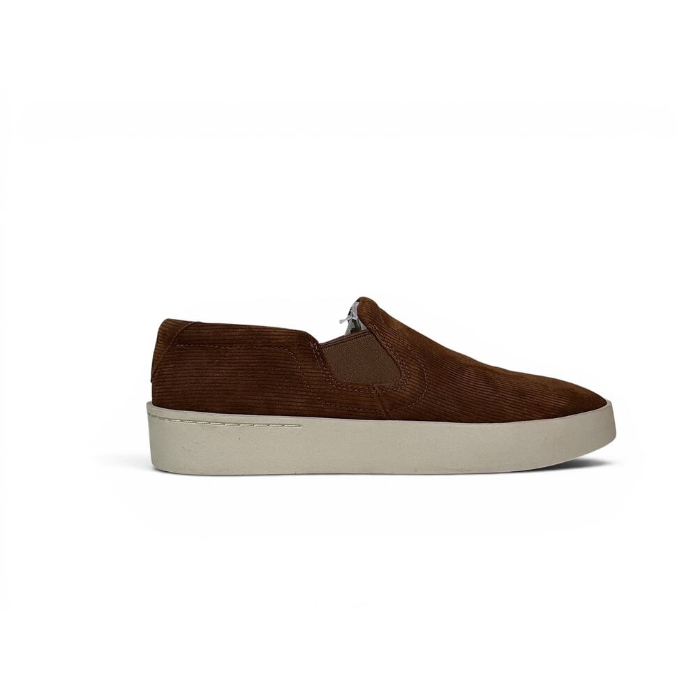 Vince Pacific M Slip On Sneakers Mens 9.5 Brown Corduroy Luxury Casual Shoes